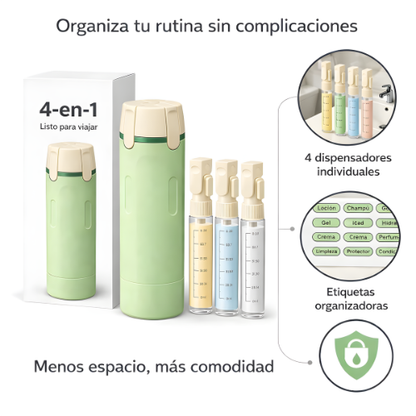 Organizador de Higiene Para Viajes 4 en 1